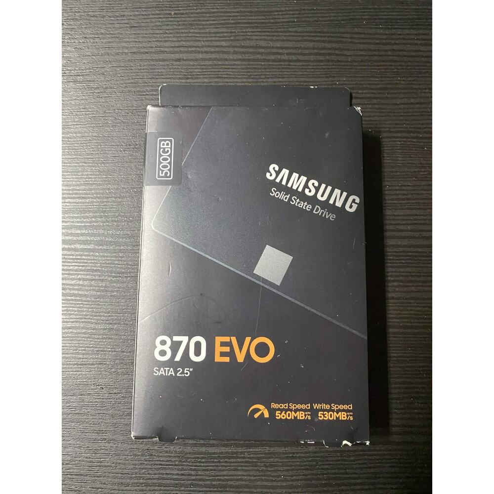 Samsung SSD 870 EVO SATA 2.5" 500GB Internal Solid State Drive (Open Box, Read)